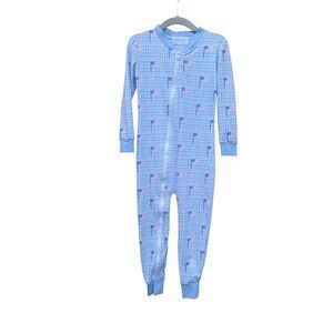 Cecil and Lou Patriotic American flag pajamas size 3T boutique cotton novelty